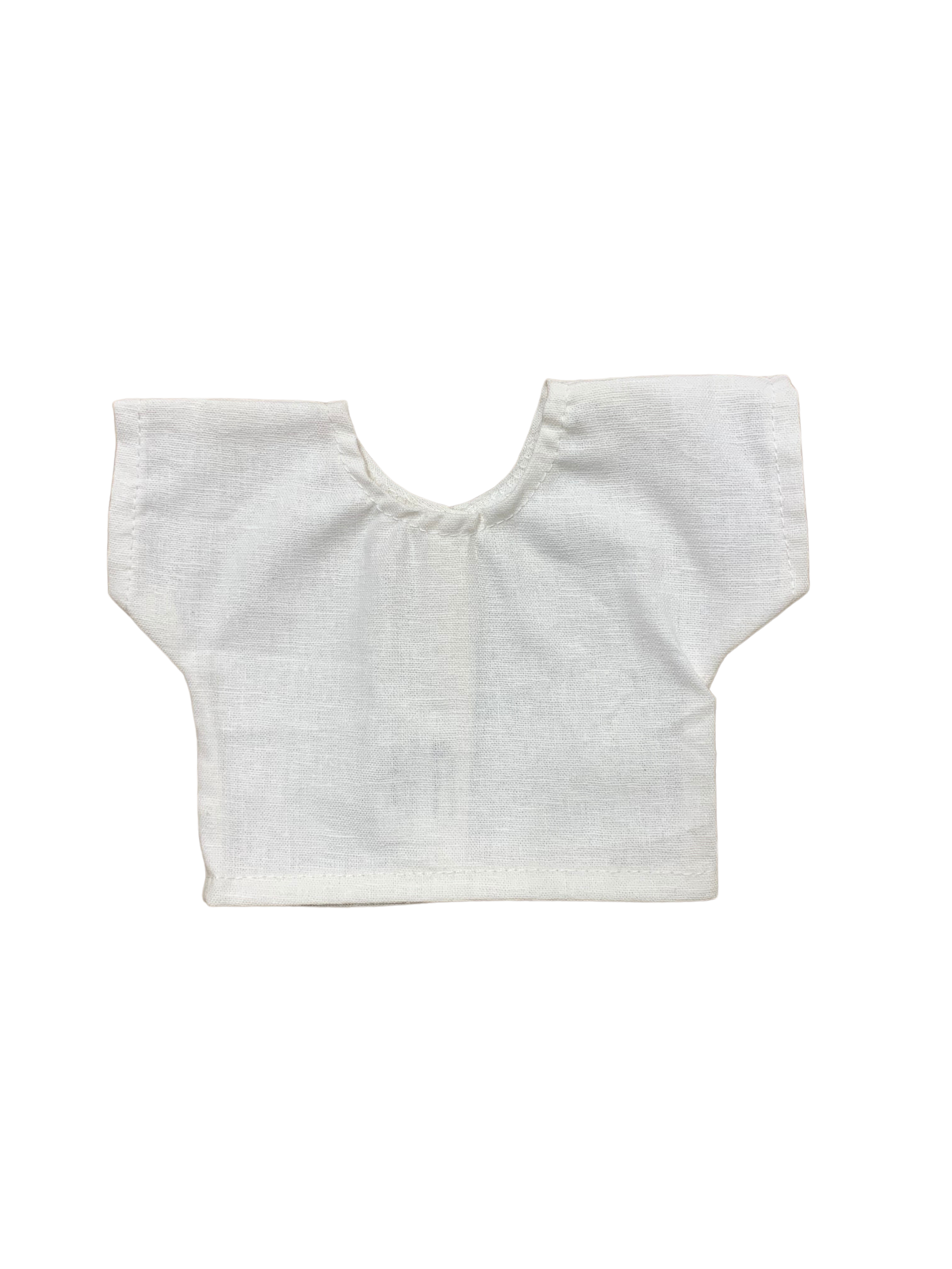 Veille sur toi - Chandail blanc pour poupée gordis