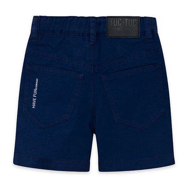 Tuc tuc - Bermudas en sergé - Marine, (9 mois)