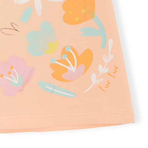 Tuc tuc - Robe rose à fleurs (3/6 mois)