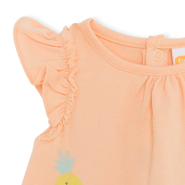 Tuc tuc - Robe rose à fleurs (3/6 mois)