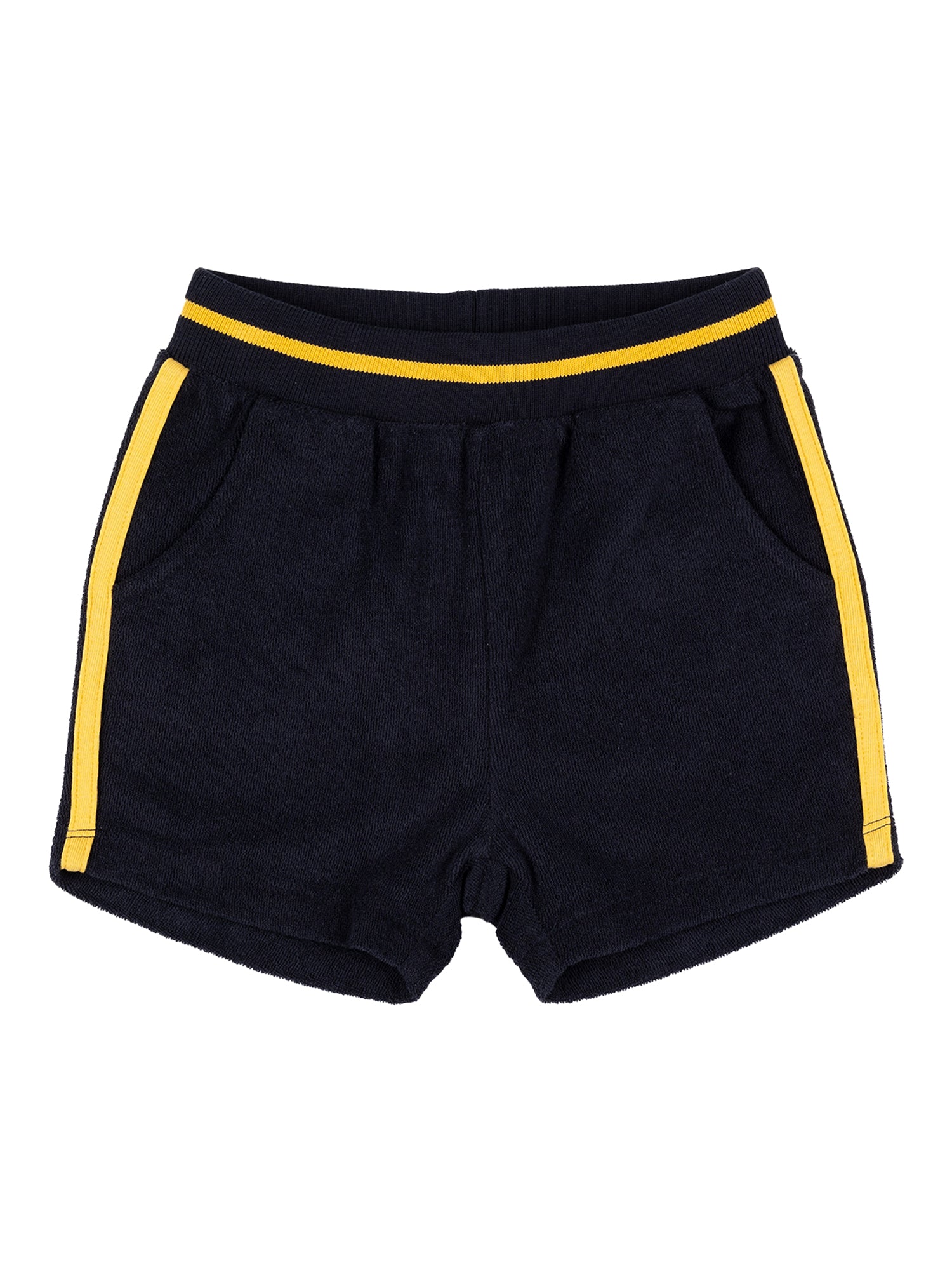 Miles the label - Short bleu marine à bandes contrastantes pour bébé (9 mois)