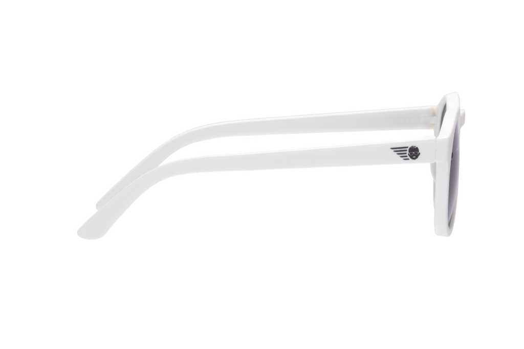 Babiators - Lunette de soleil keyhole - Blanche 6 ans