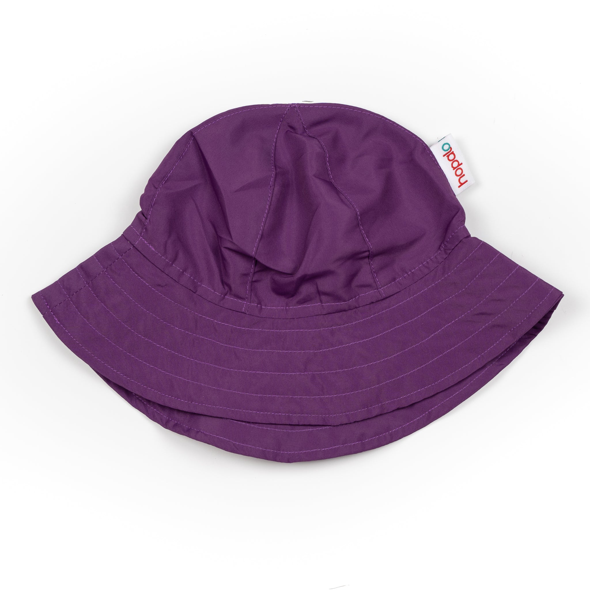 Hopalo - Chapeau  soleil nautique UV50+ ajustable - Prune (3/12 mois)