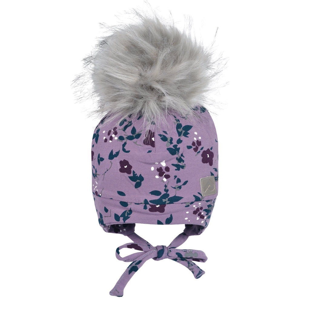 Perlimpinpin - Tuque avec oreilles et pompon - Floral Dalia