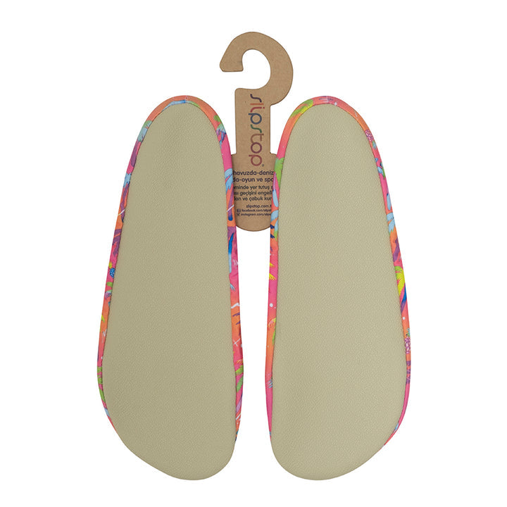 Slipstop - Chausson adulte - Palmiers tropicaux colorés