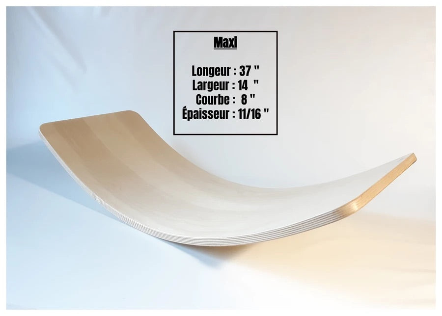 Ébénisterie Steve Genesse- planche d’équilibre maxi