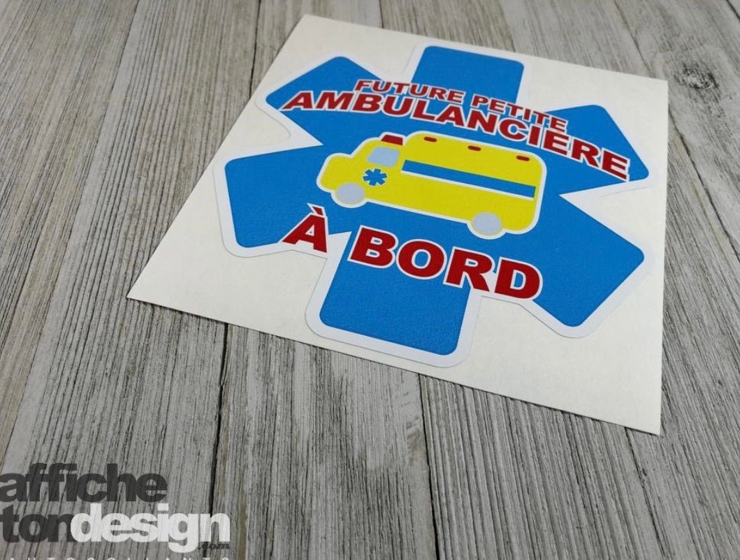 Affiche ton design - Futur(e) petit(e) ambulancier(ère)