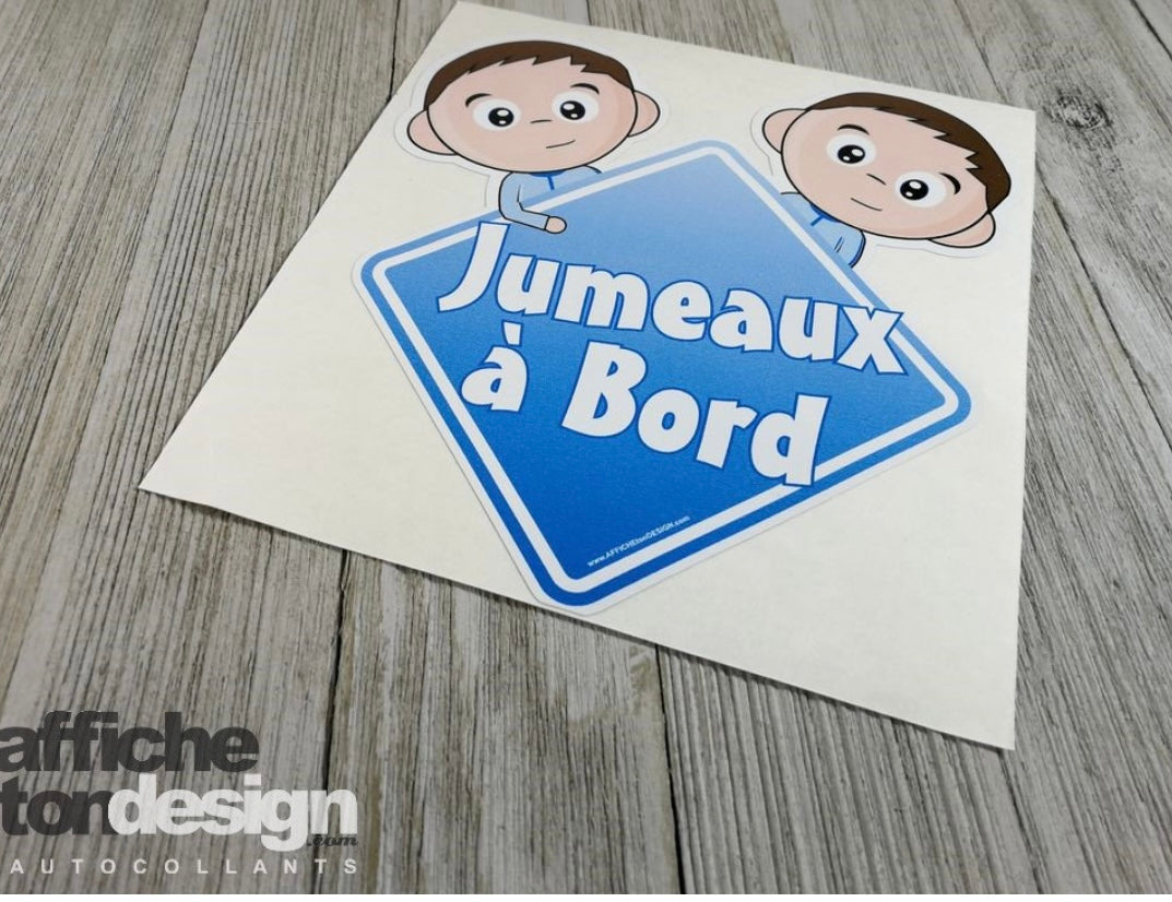 Affiche ton design - jumeaux