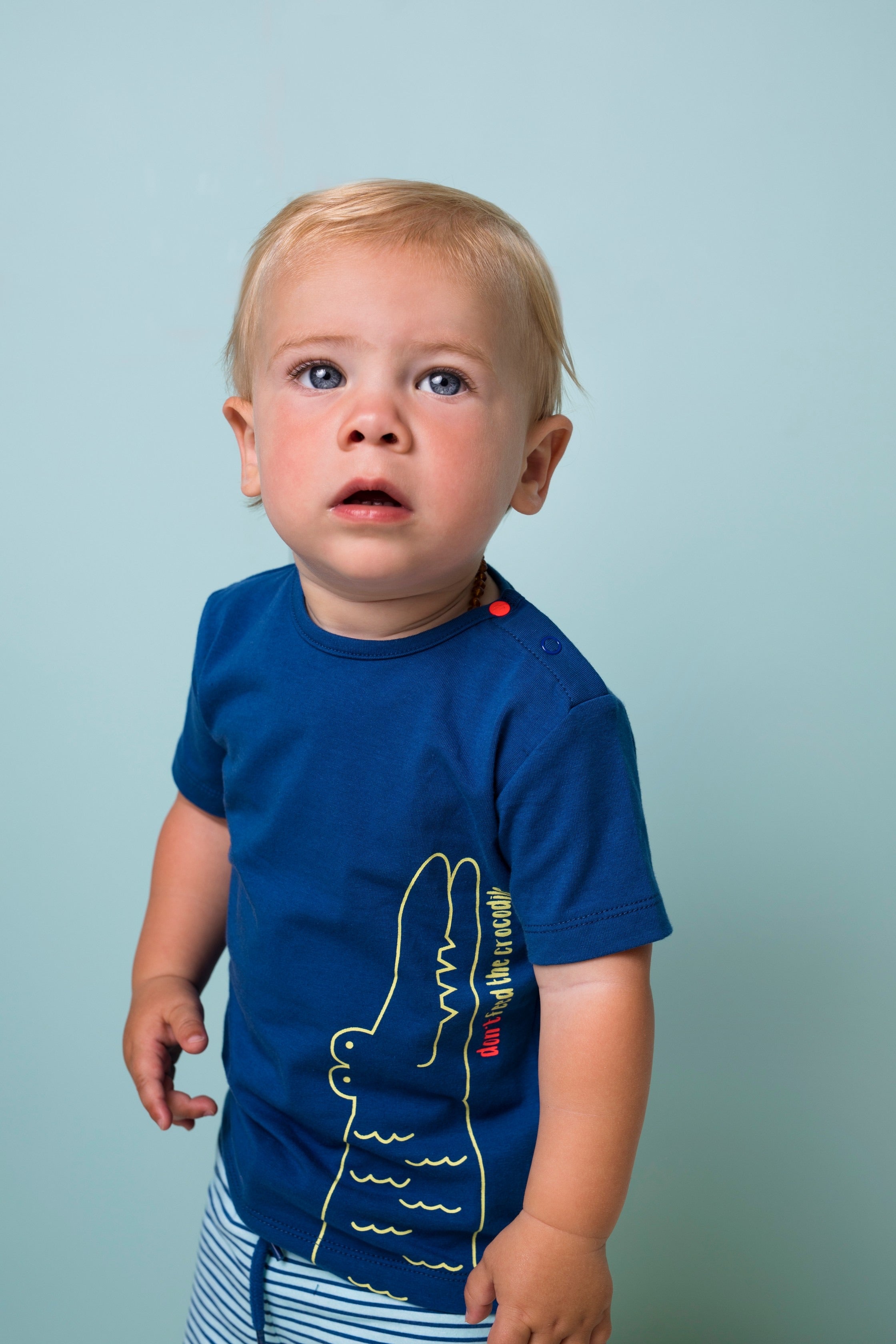 Bampidano-short coton bleu (2/3 mois)