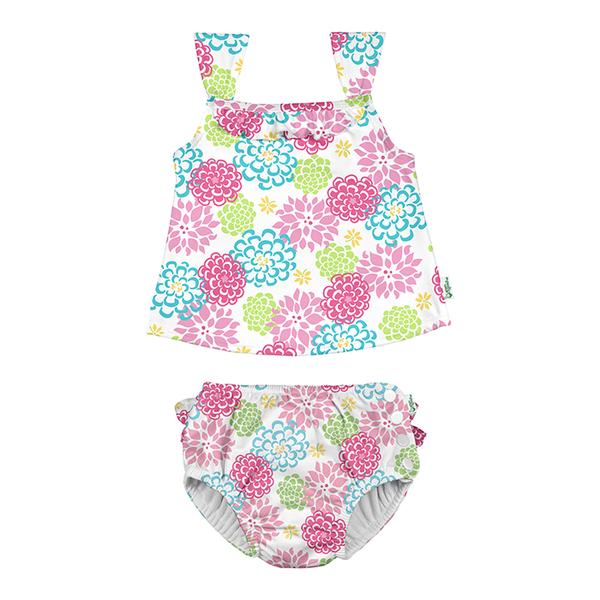 Green Sprouts - Maillot fleuri avec couche lavable