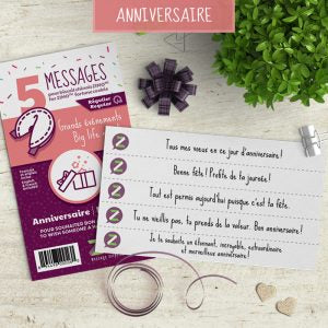 Zimo message - anniversaire