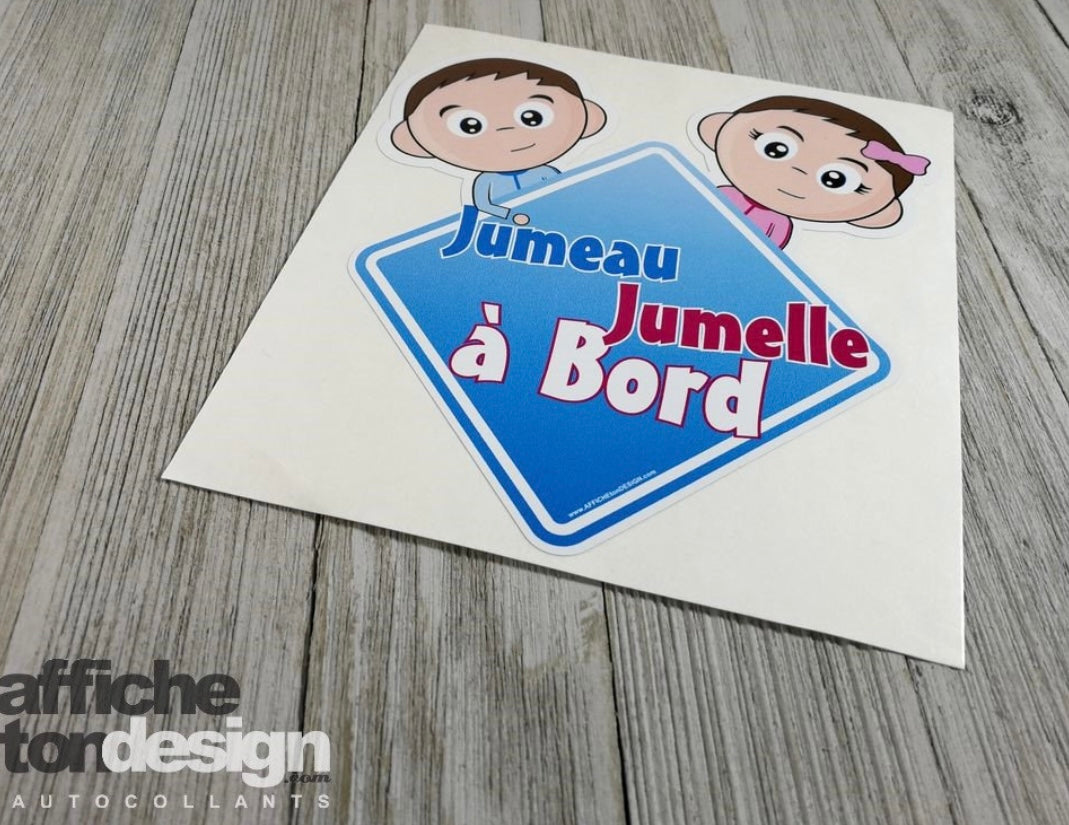 Affiche ton design - jumeau/jumelle