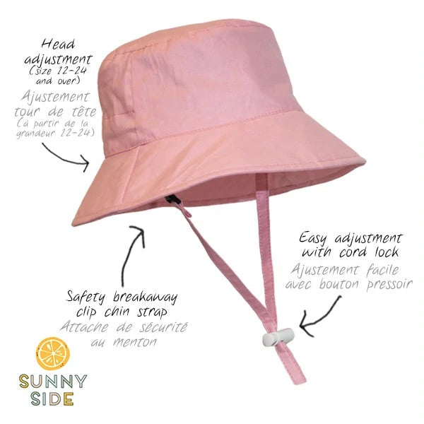 Sunny Side - Chapeau soleil - rose (3/6mois)
