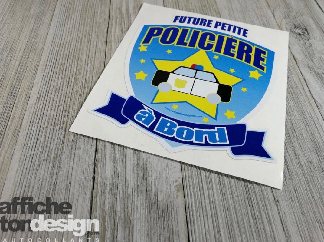 Affiche ton design - Futur(e) petit(e) policier(ère)
