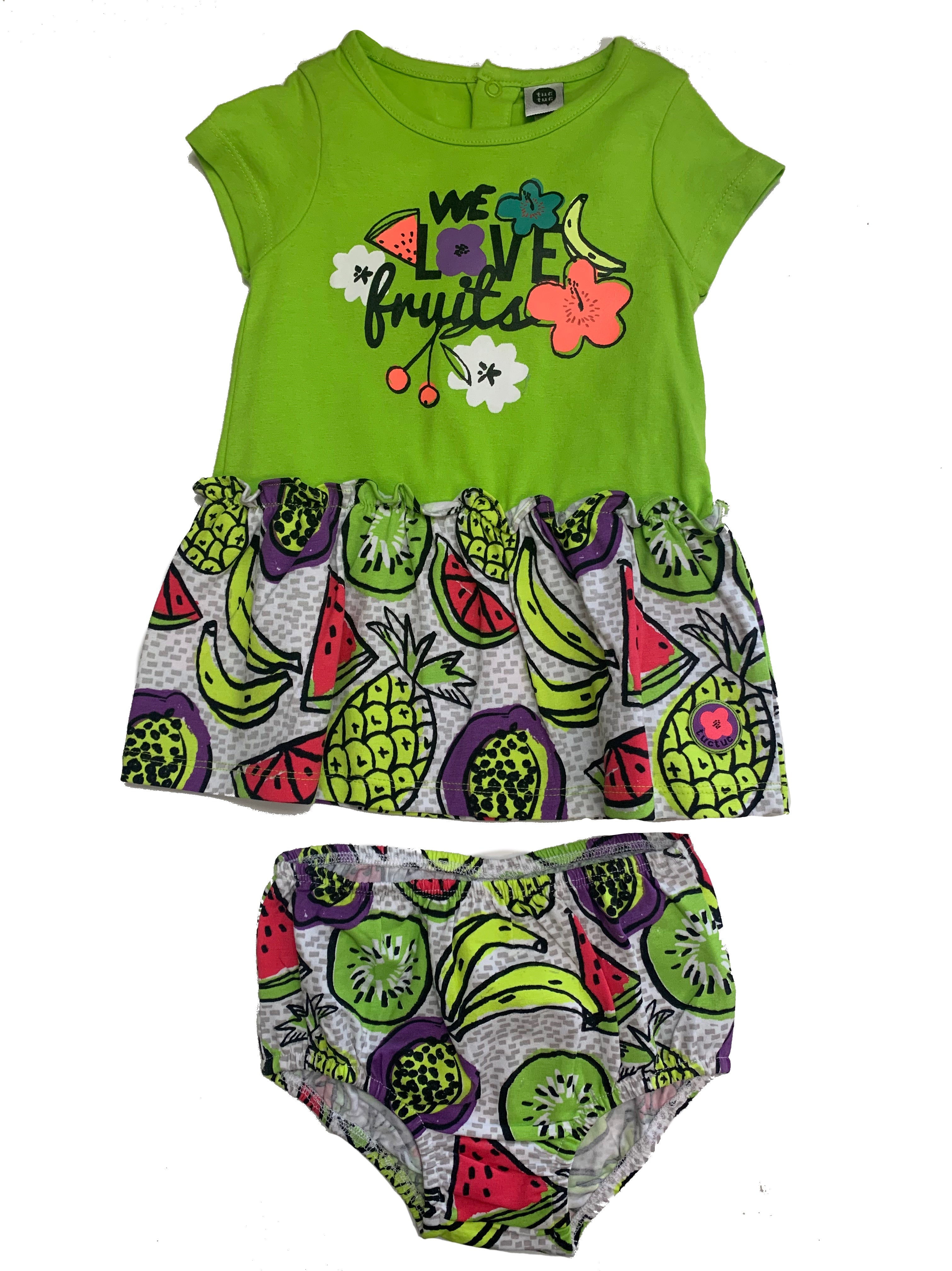 Tuc tuc - robe verte (12 mois)