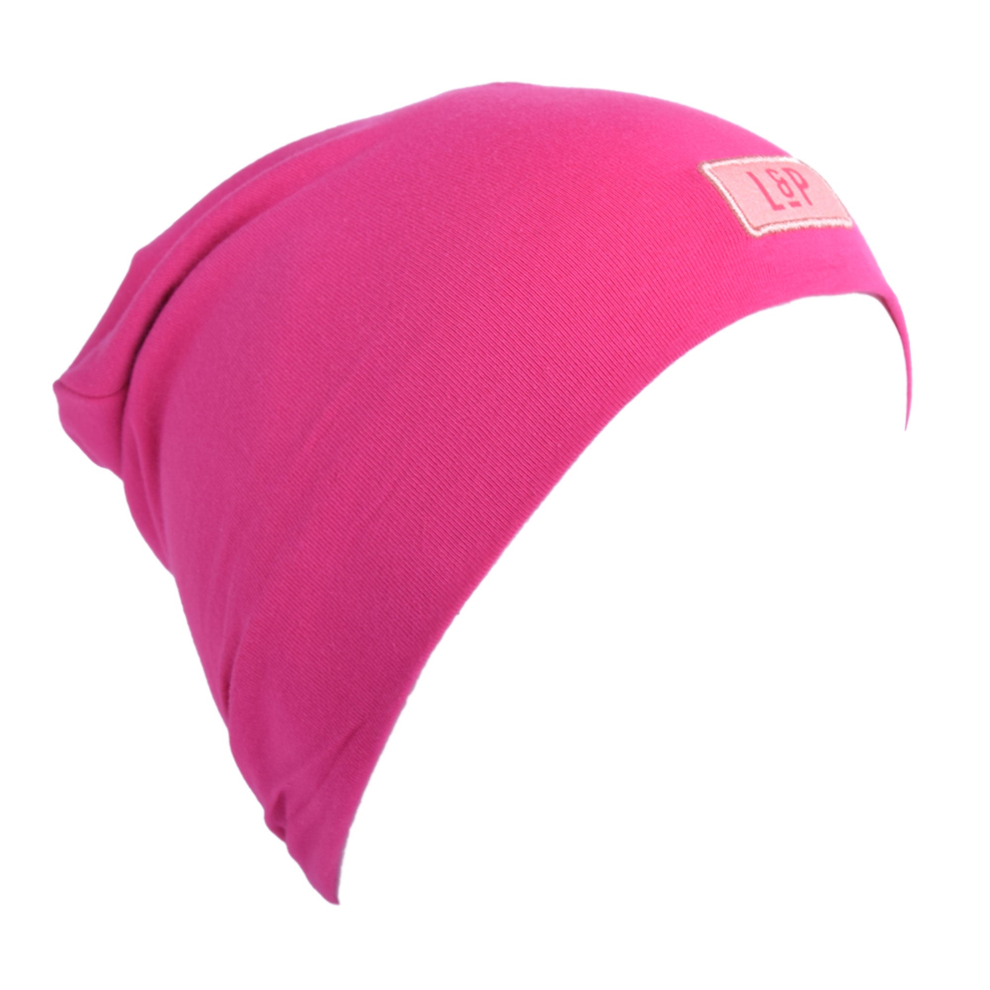 LP Apparel - tuque en coton Boston - rose intense (6-24 mois)