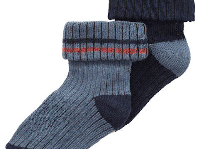 Noppies- duo de chaussettes marine