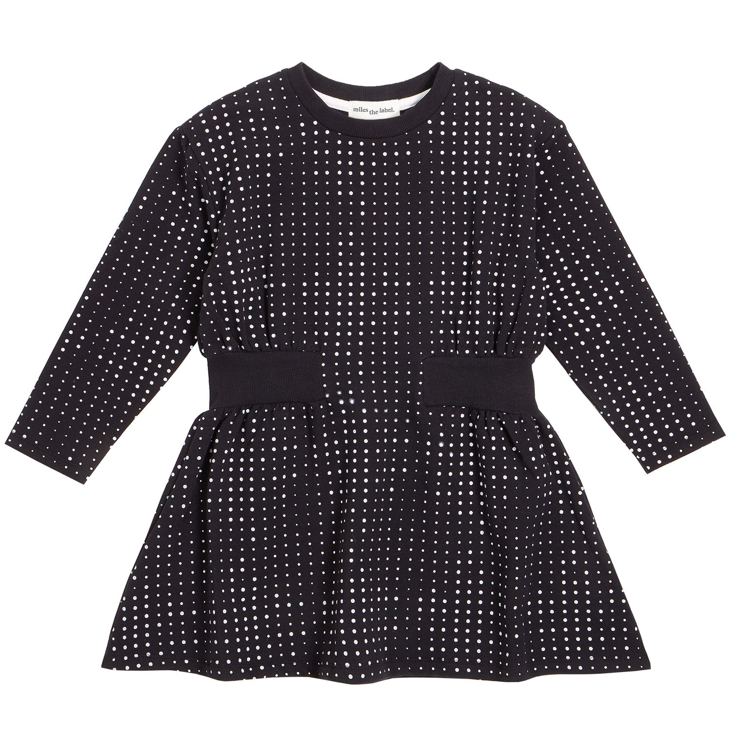 Miles the label - robe noire (2-4 ans)