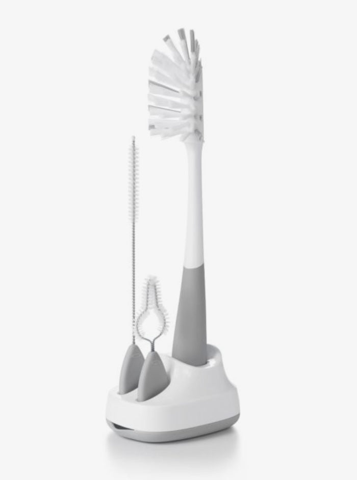 Oxo tot - Brosse à bouteille sur support, gris