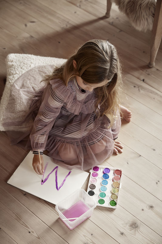 Minymo - Robe à manches longues - Rose bébé (24 mois)